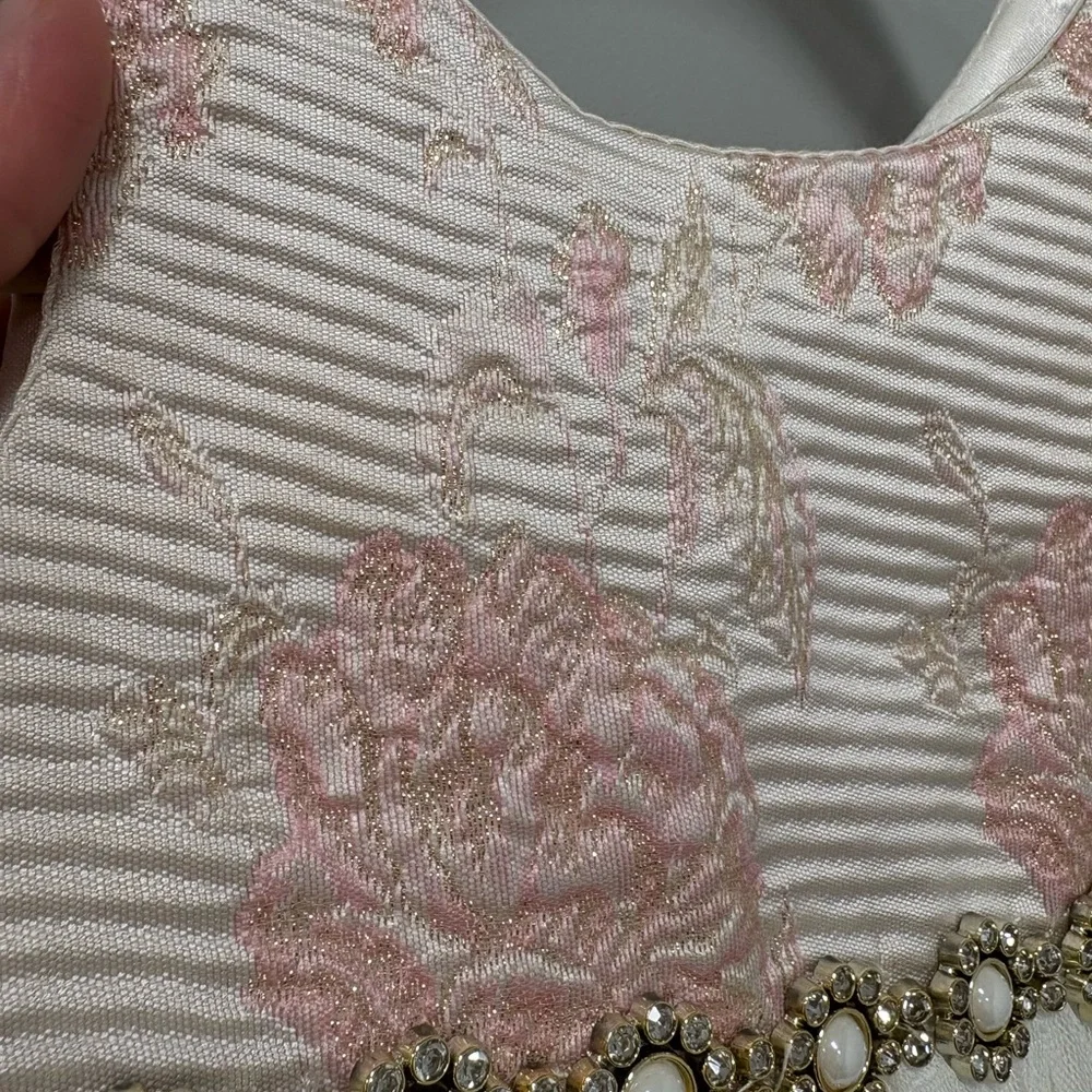 SOLD ❤️ American Princess | Tule Embroidered Occasion Dress - Picture 3 of 5